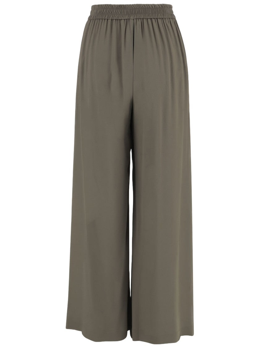 F.It Military Green Wide-Leg Trousers