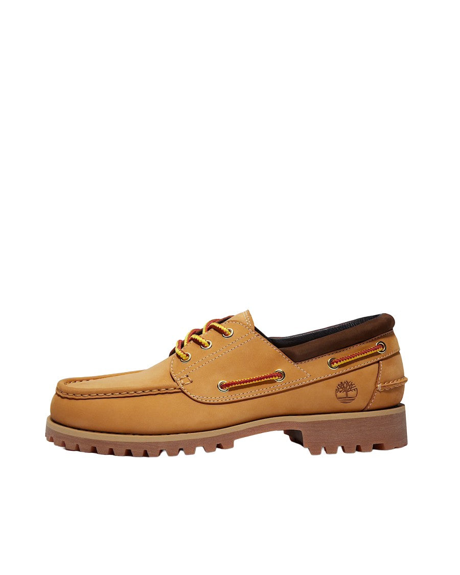 Timberland Wheat Nubuck Leather Boat Shoes
