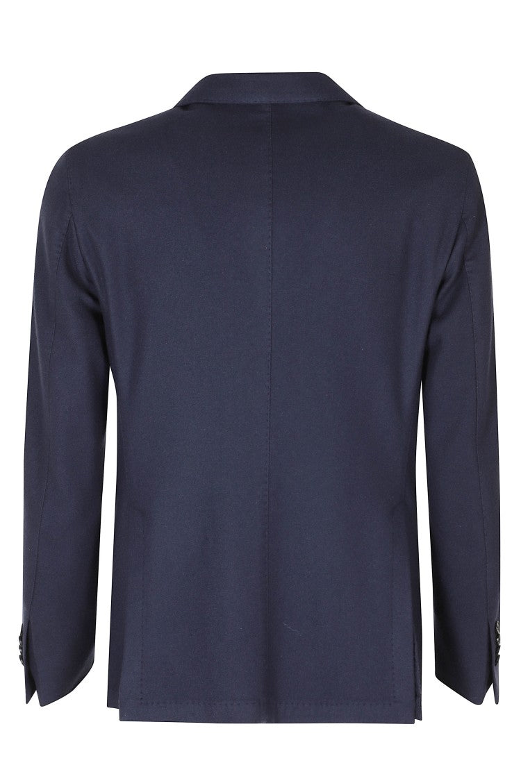 L.B.M. Single-Breasted Cotton Jacket With Jeweled Lapel Detail