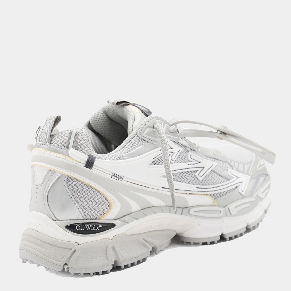Off-White Layered White Sneakers With Chunky Sole