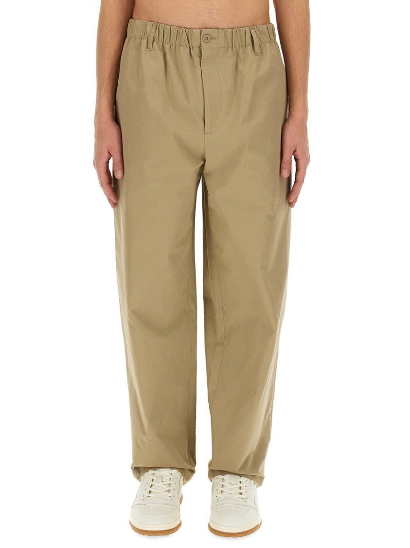 Gucci Classic Regular Fit Cotton Poplin Pants