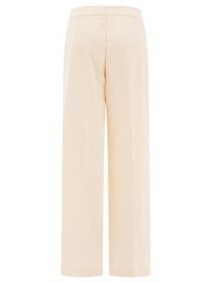 Max Mara Straight-Leg Trousers With High Listed Waistband