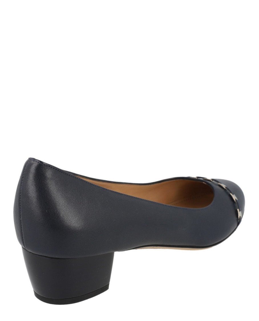 Ferragamo Pima Leather Pumps