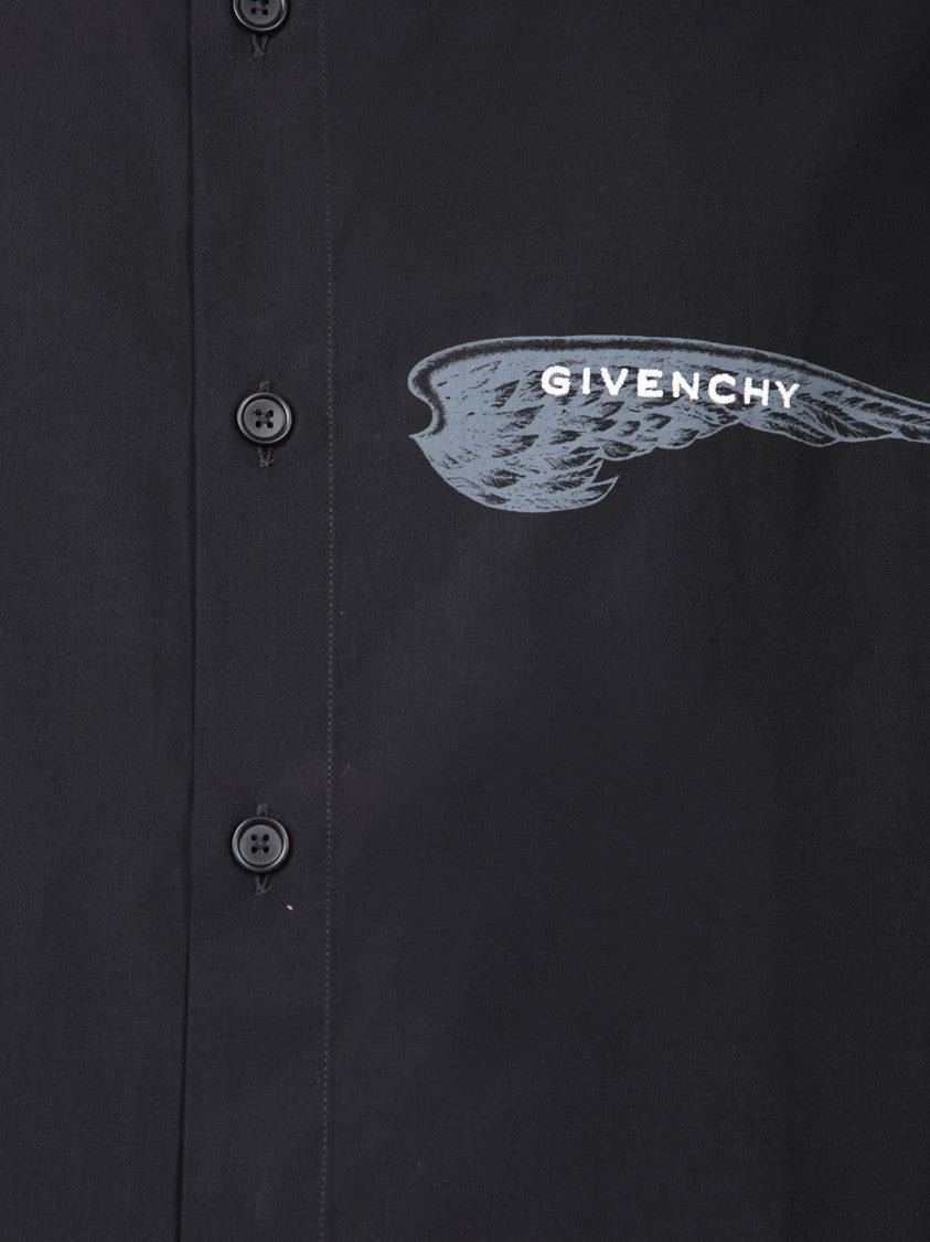 Givenchy Black Cotton Shirts