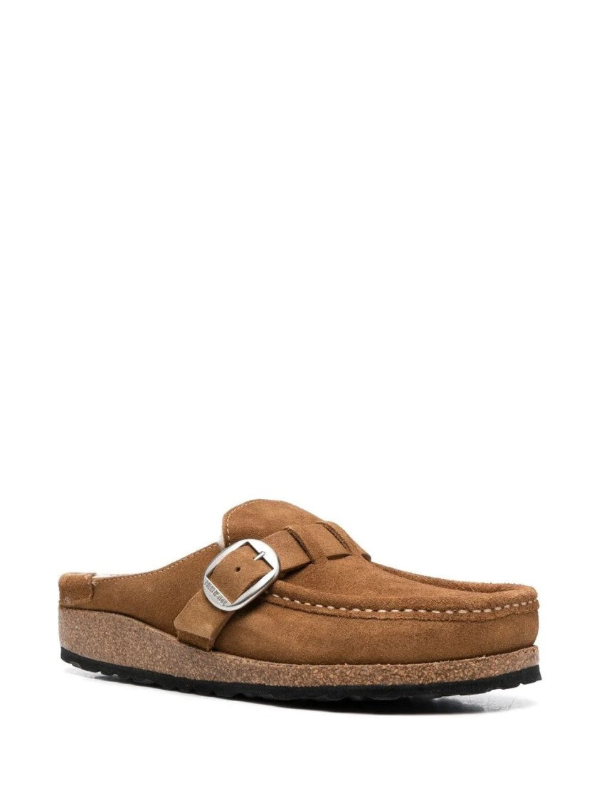Birkenstock Slip-On Mule With Suede Upper And Shearling Lining