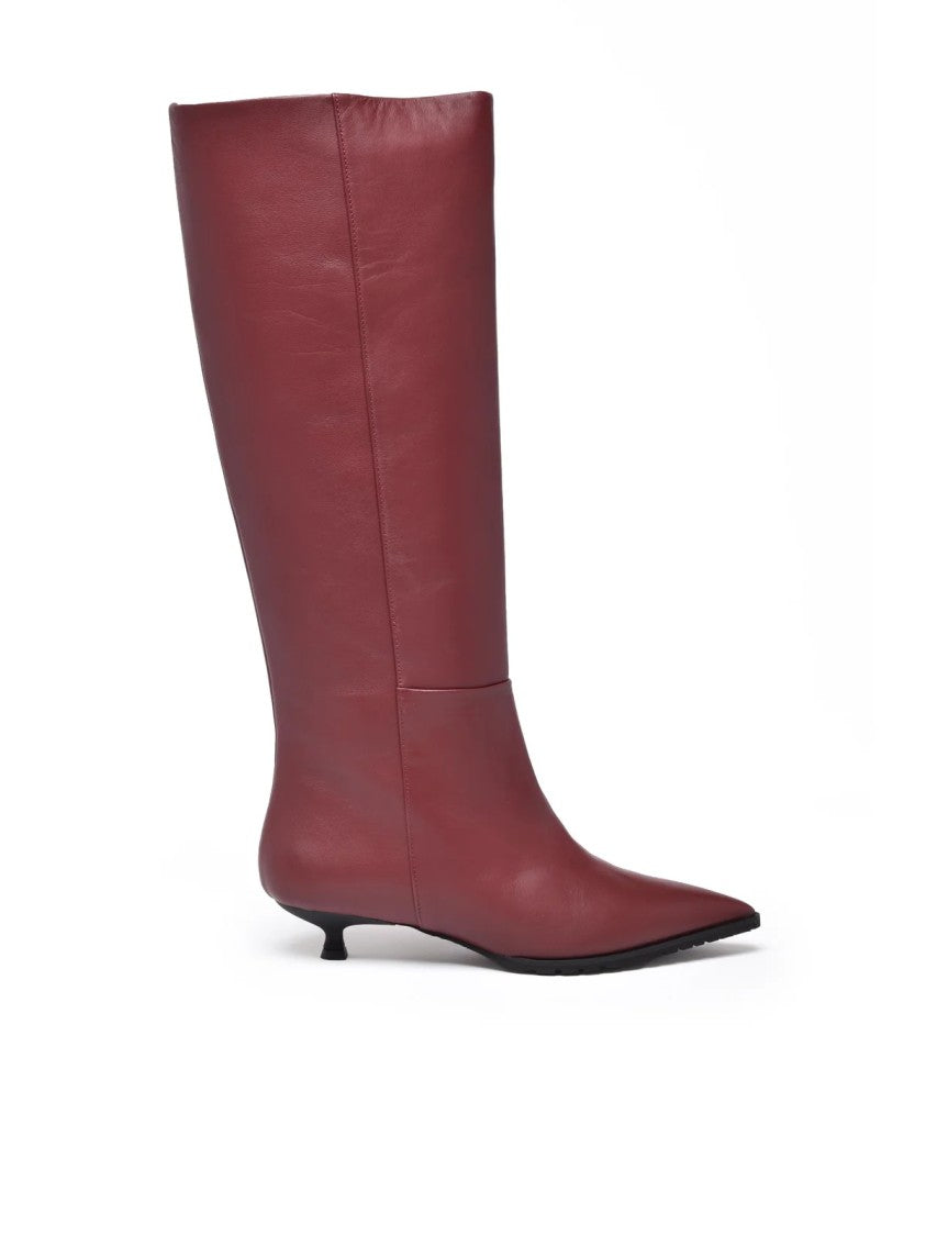 Fratelli Russo Red Leather Boots