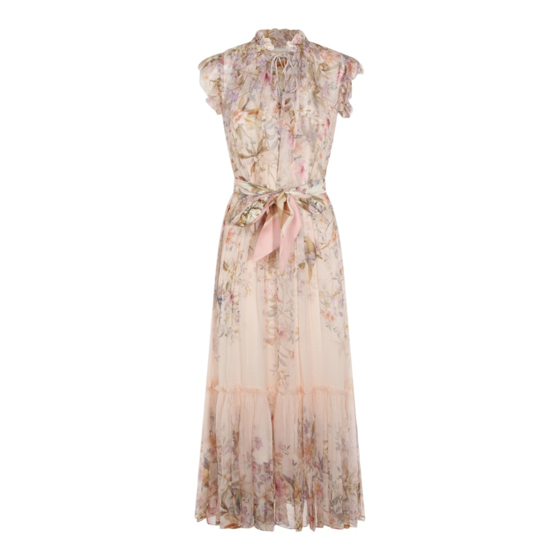 Zimmermann Maxi Dress With Delicate Floral Print