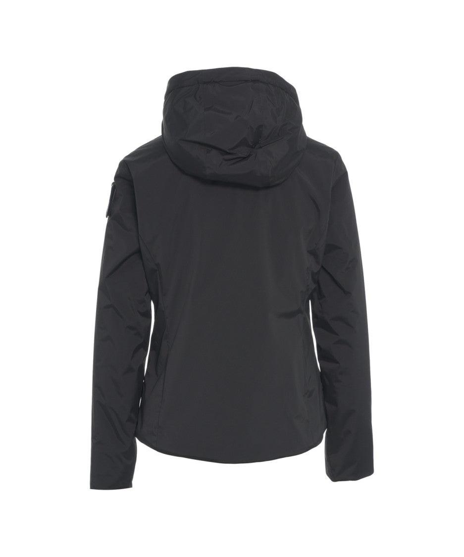 Blauer Hooded Lightweight Jacket With Dual Zip Closure And Matte Finish
