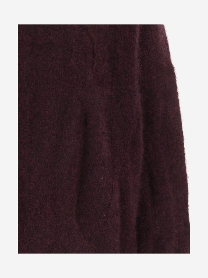 Allude Cashmere Silk Ribbed Edges Sweater