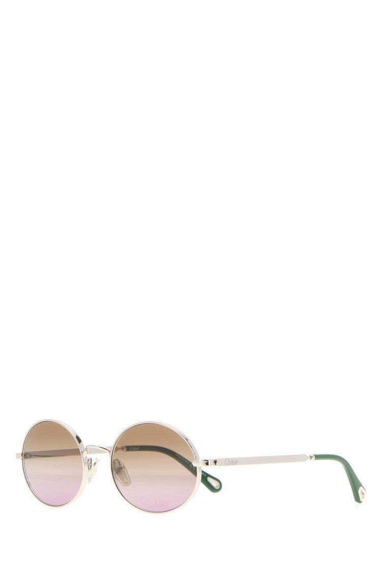 Chloé Silver Metal Sunglasses