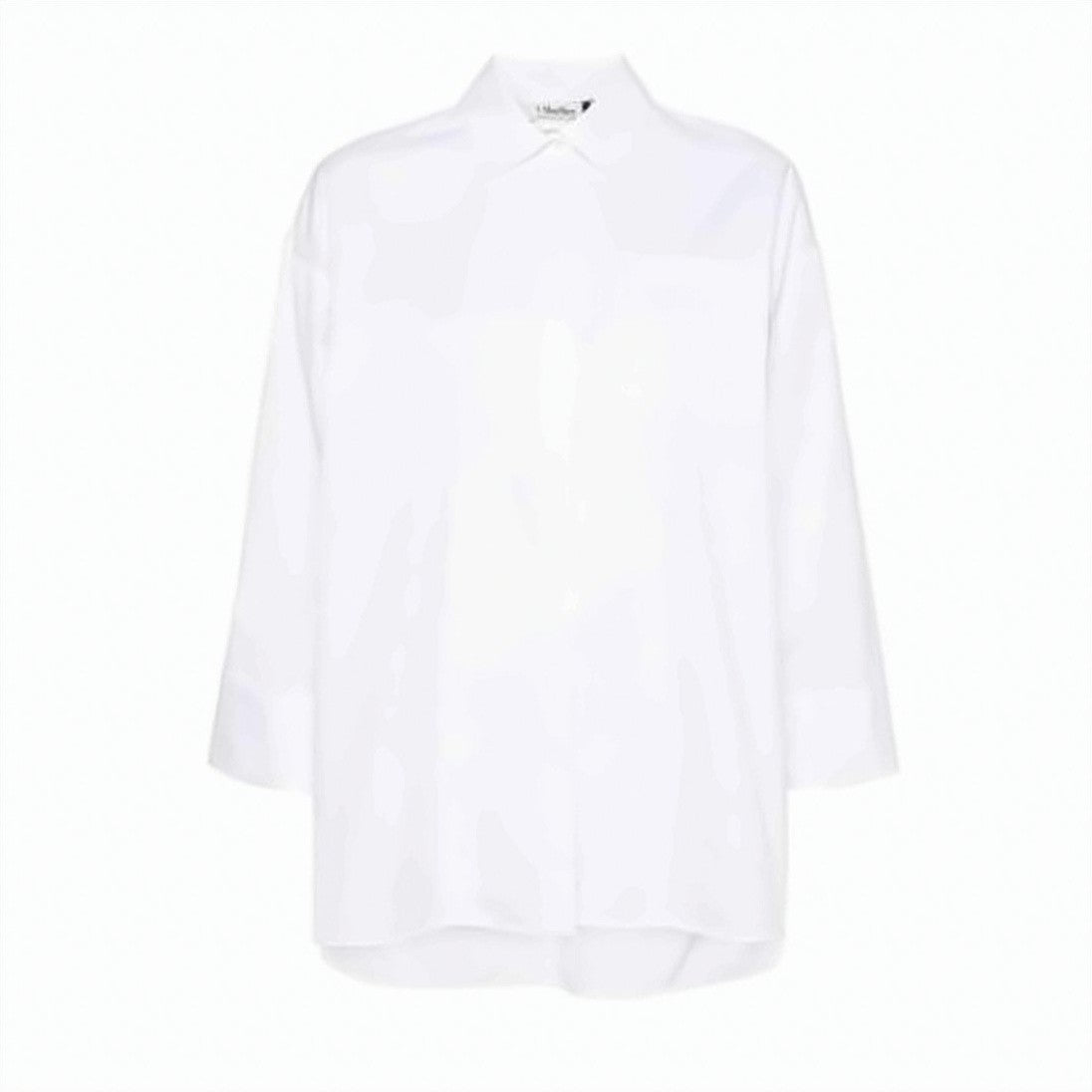 Max Mara Long-Sleeve Blouse With Pointed Collar