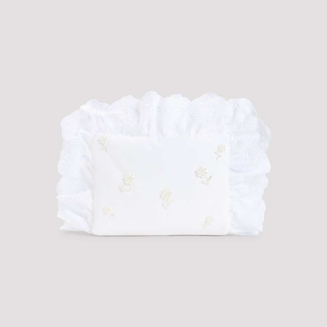 Simone Rocha Clutch Bag With Ruffled Edges