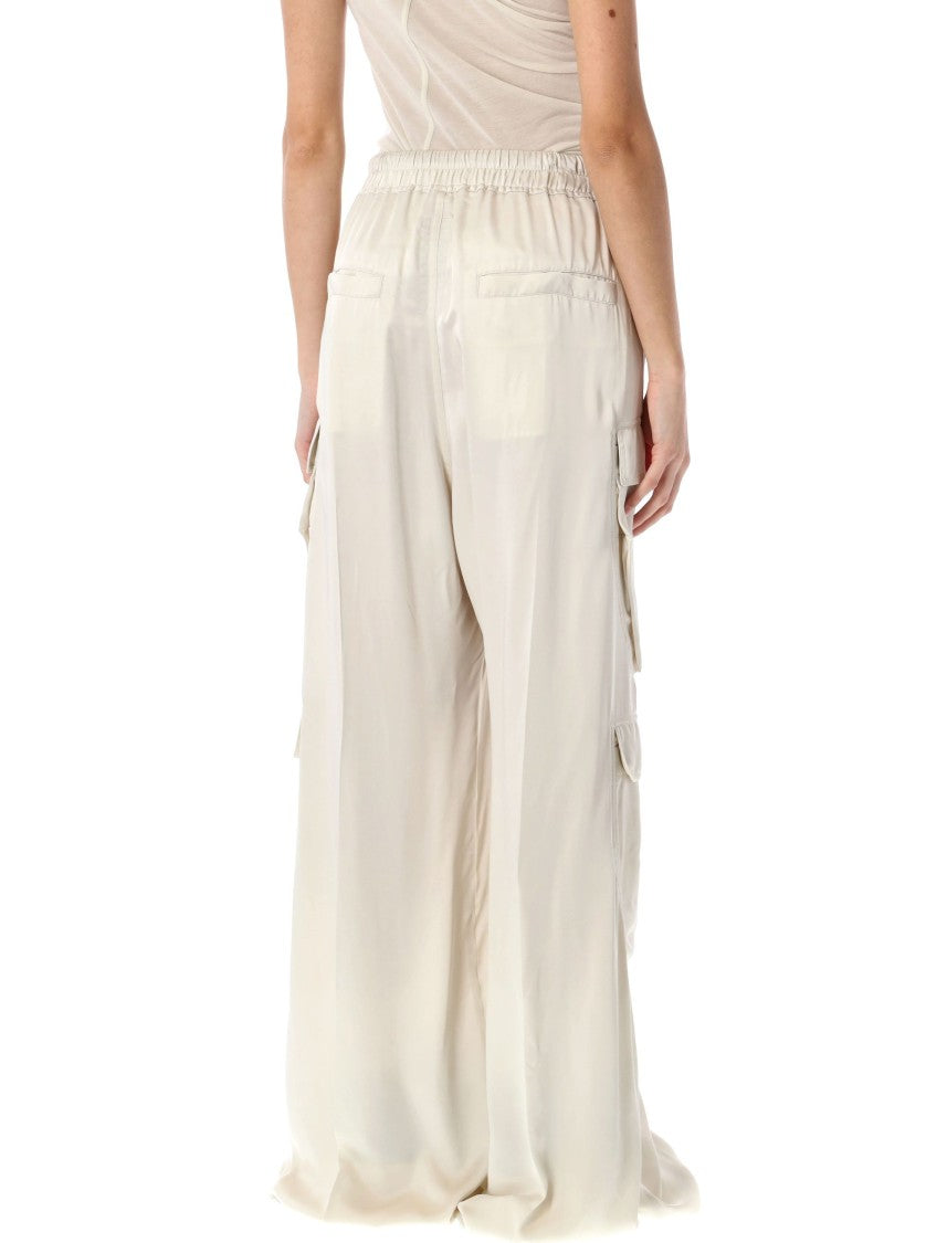 Rick Owens Cargobelas Relaxed Fit Wide Leg Cargo Pants