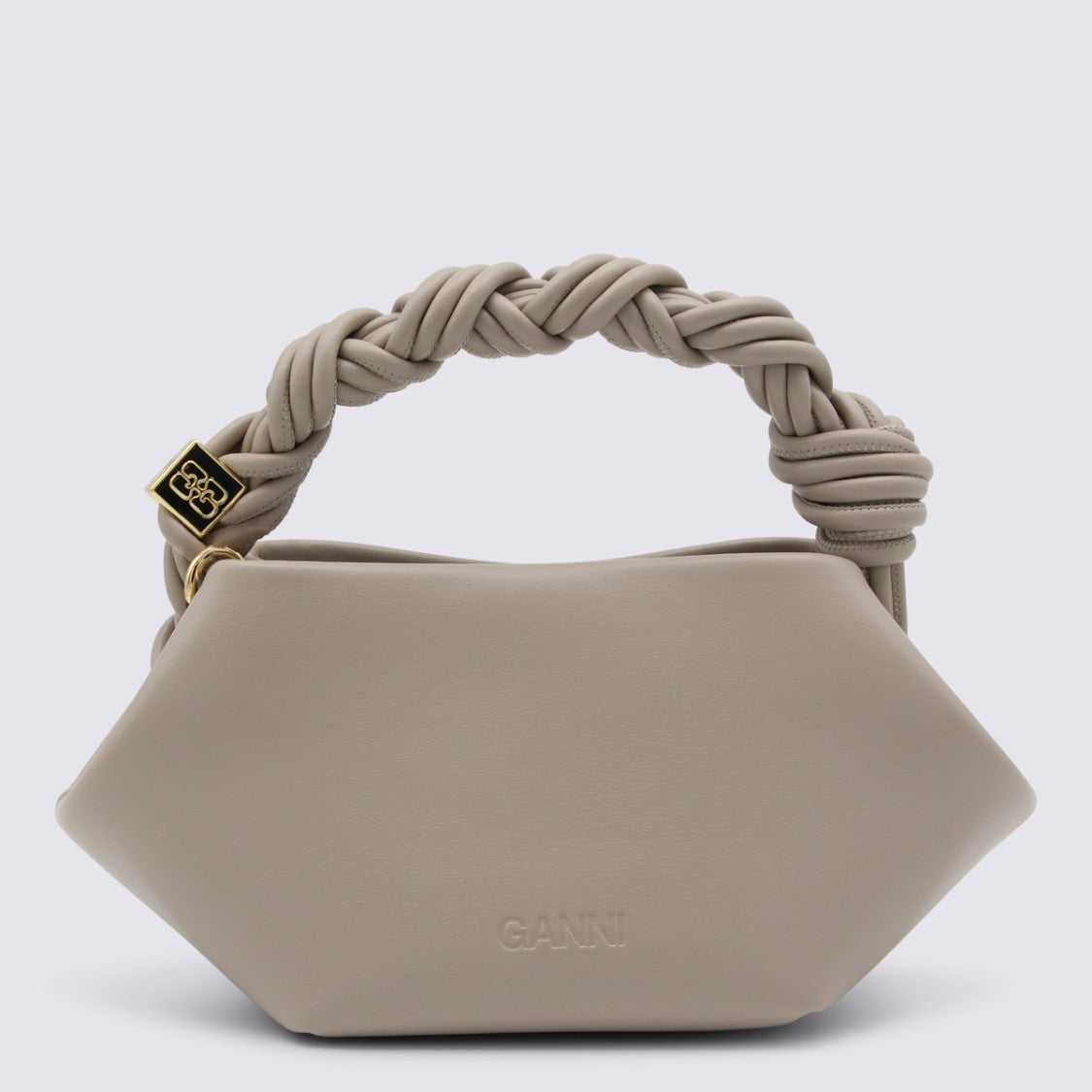 Ganni Beige Top Handle Bag