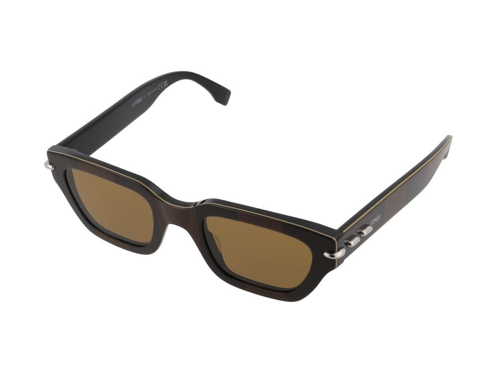 Maison Fendi Fe40191i Rectangular Frame Sunglasses