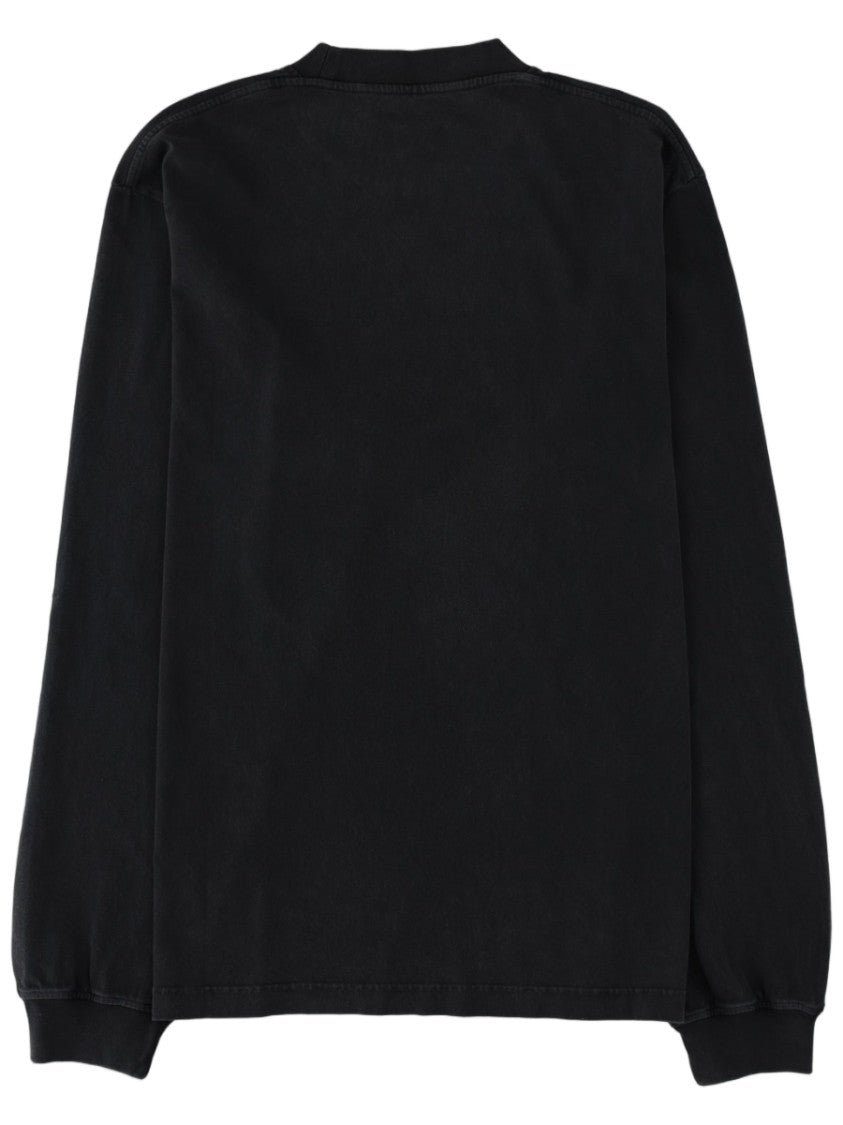 Alexander Wang Relaxed Fit Long-Sleeve Cotton Logo T-Shirt