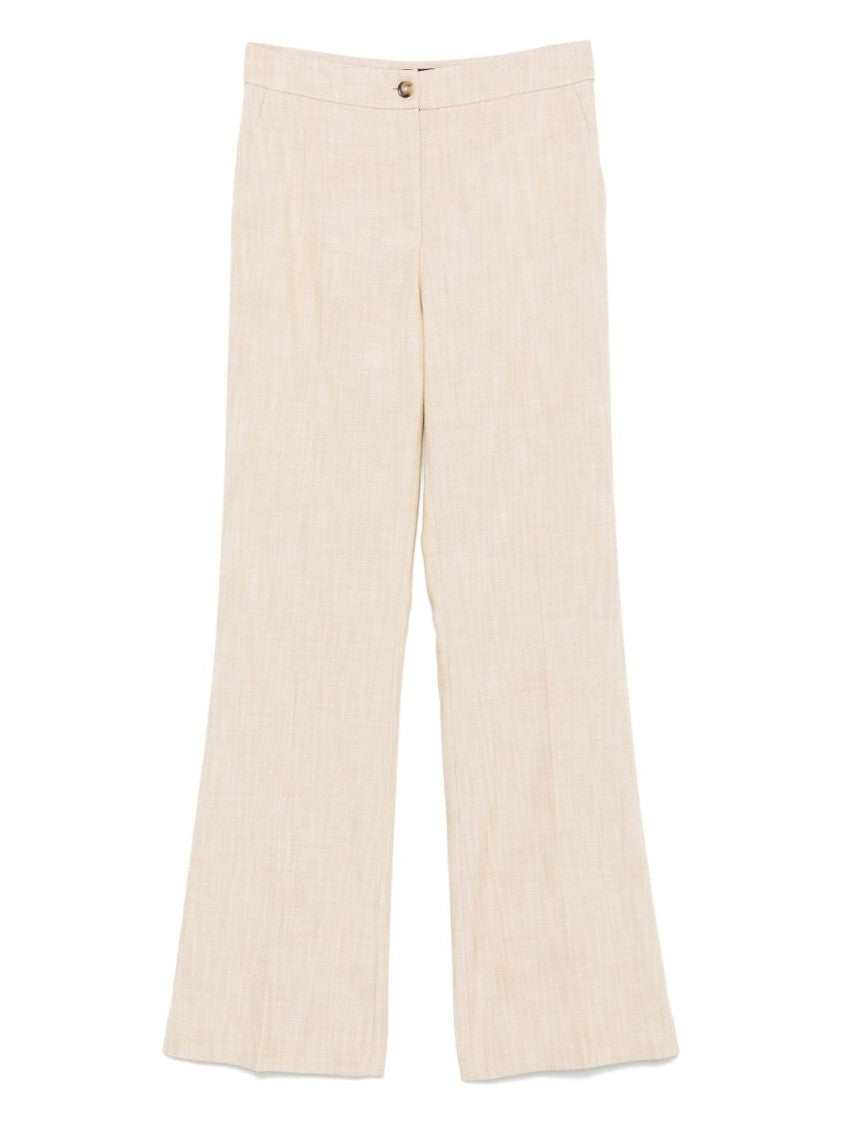 Pinko Flared Trousers With Front Button