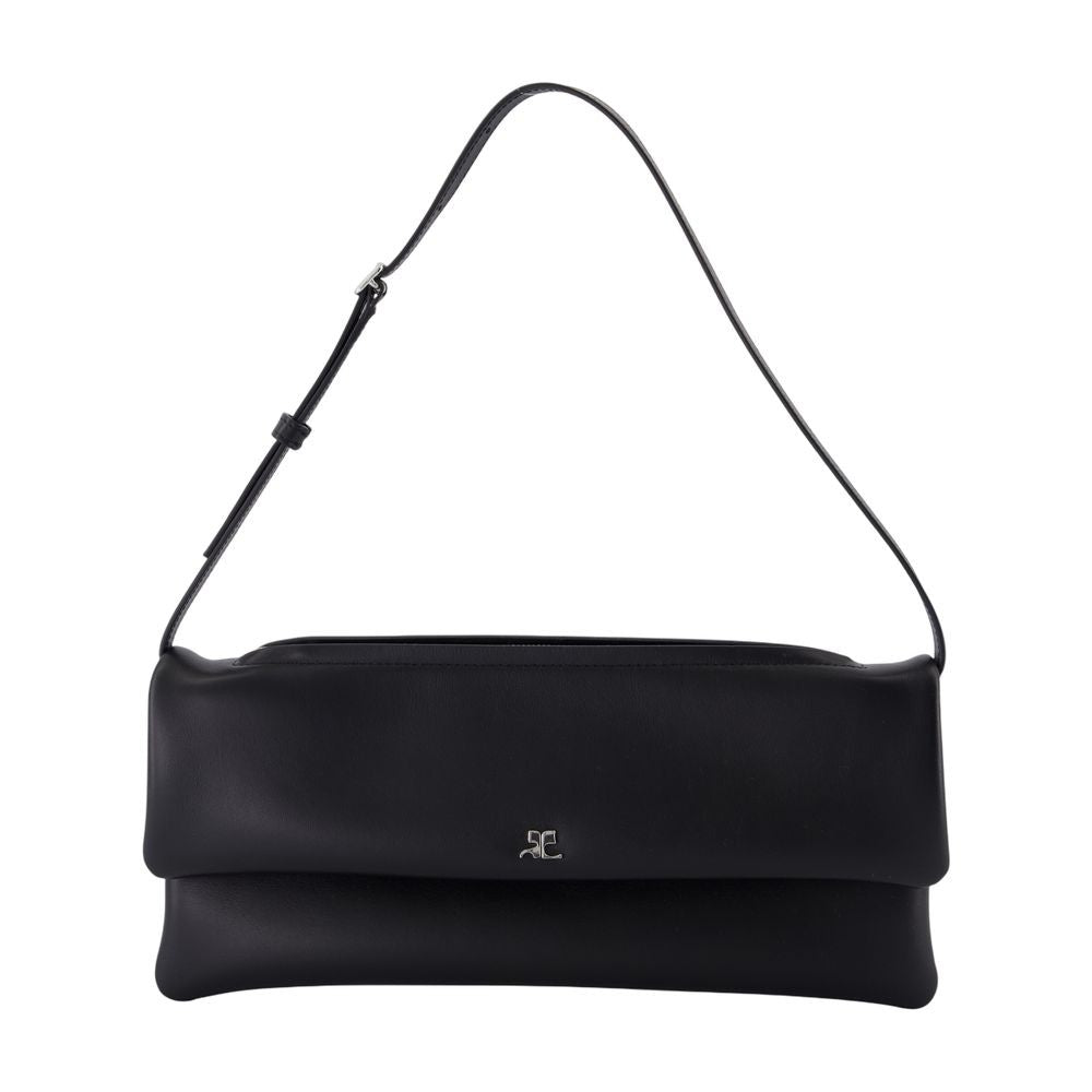 Courrèges Rectangular Leather Cuff Pouch With Adjustable Strap