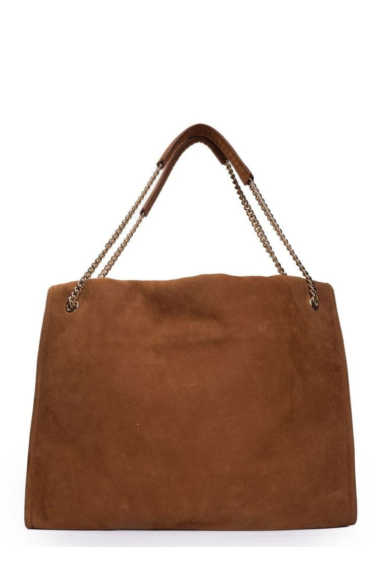 Claudio Orciani Structured Calf Leather Tote Bag With Minimalist Design