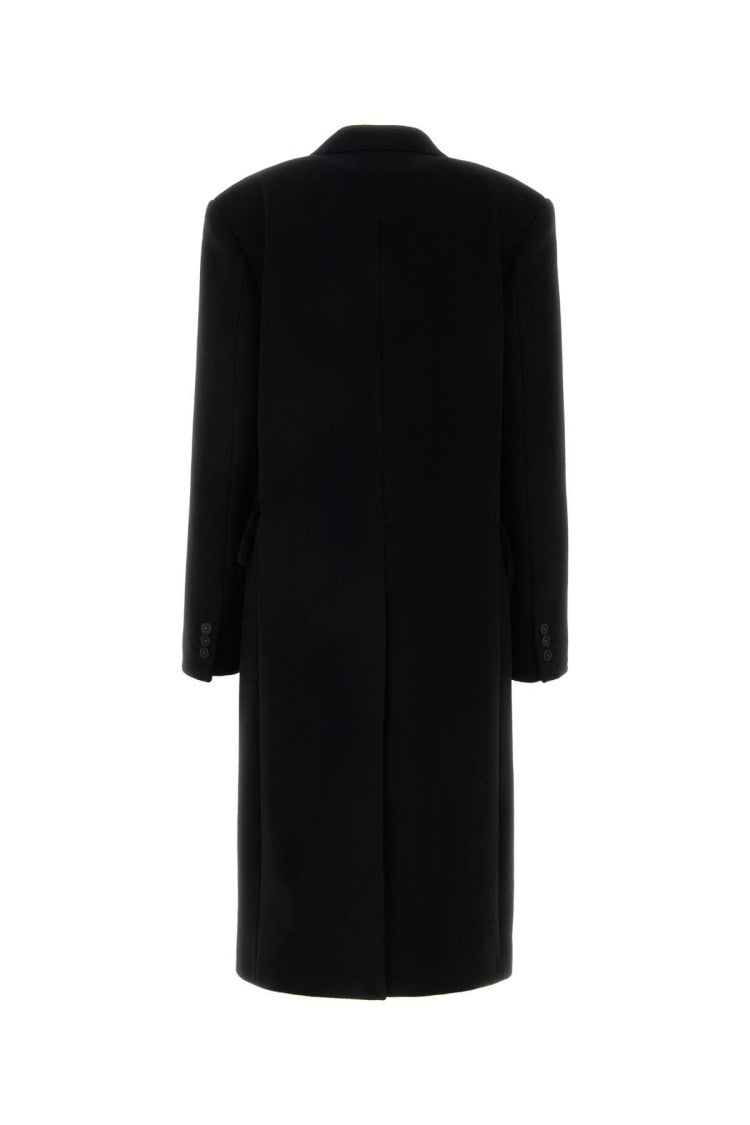 Stella Mccartney Black Wool Coat