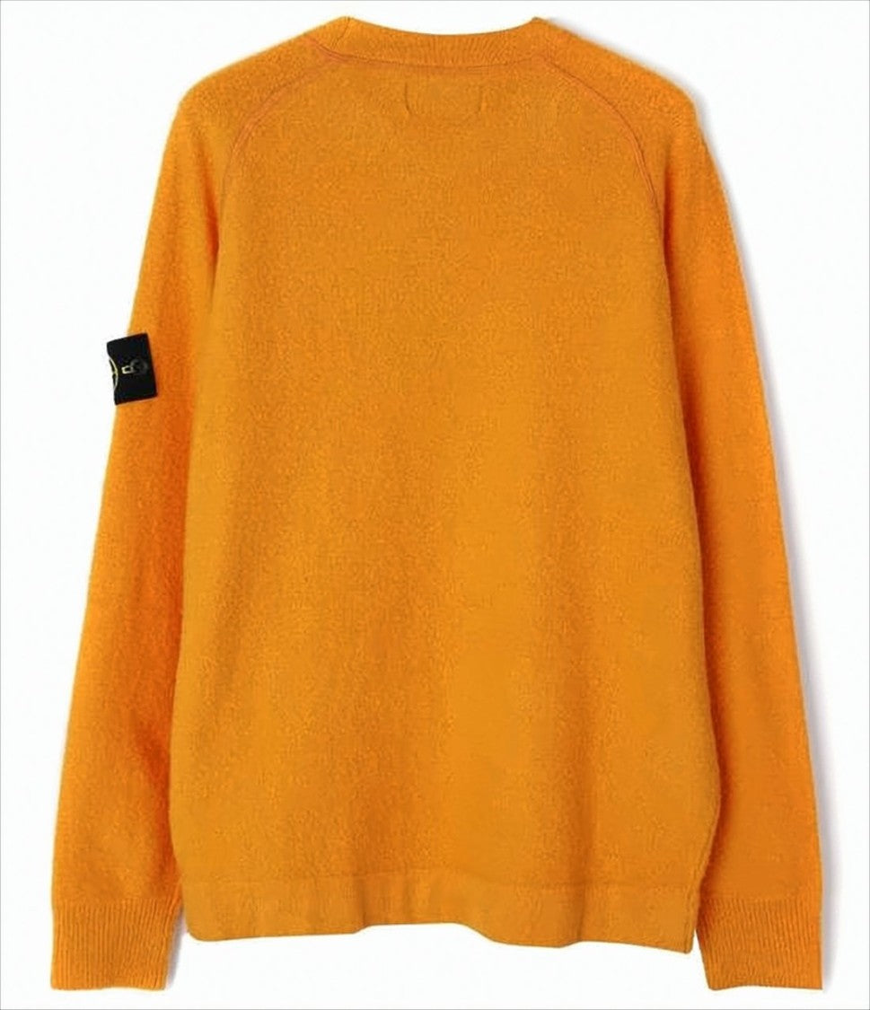 Stone Island Relaxed-Fit Orange Knitwear
