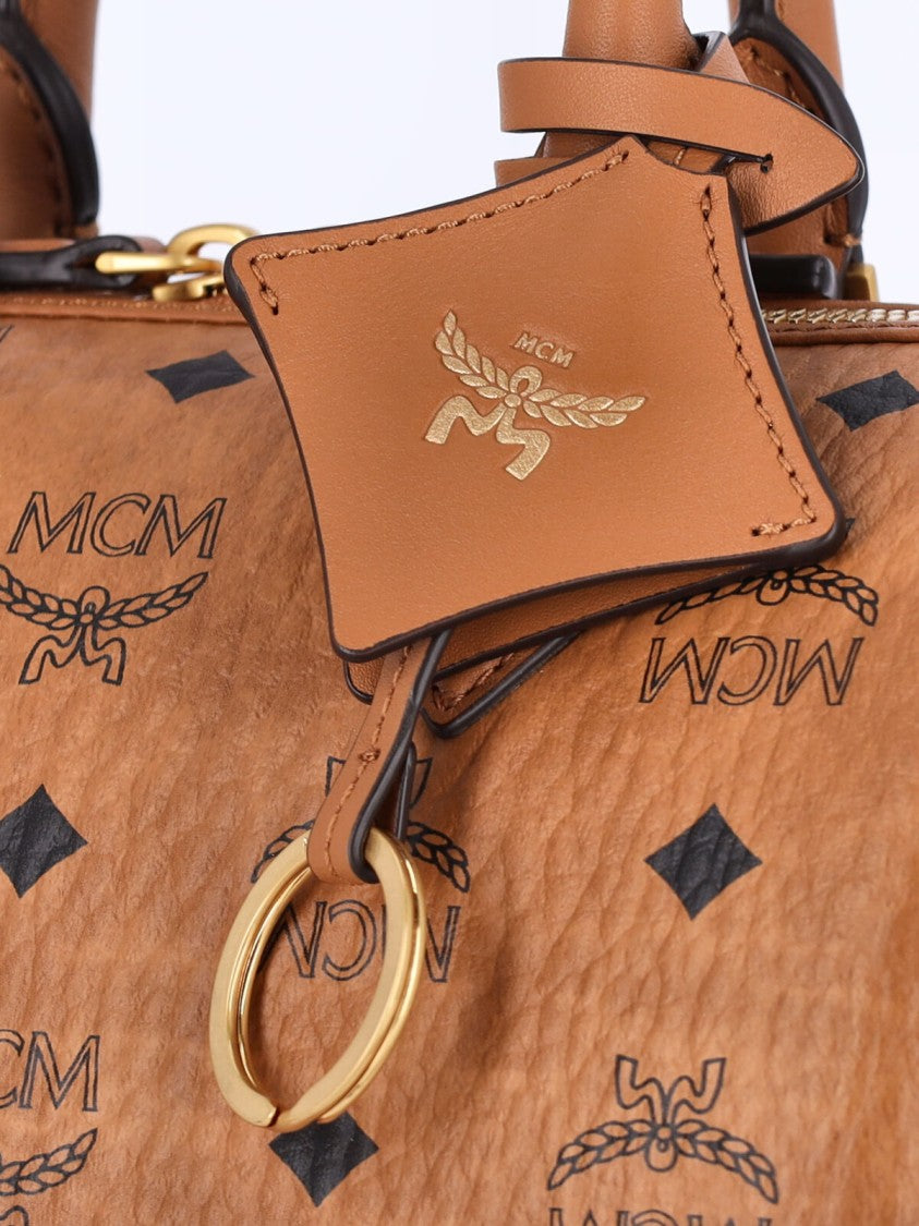 Mcm “Ella Boston” Top-Handle Bag – Brown