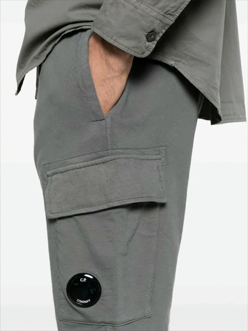 C.P. Company Relaxed Fit Cotton Shorts With Flap Pocket