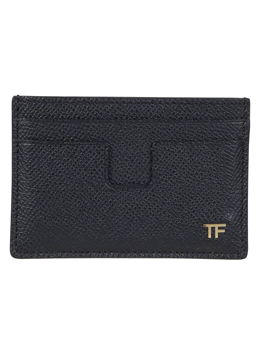 Tom Ford T Line Classic Calf Leather Credit Card Holder