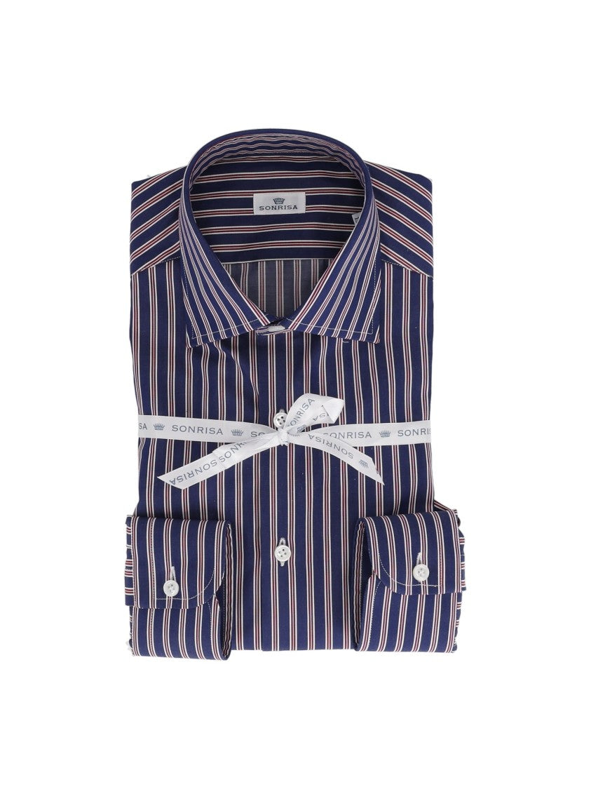 Sonrisa Vertical Striped Long-Sleeve Shirt
