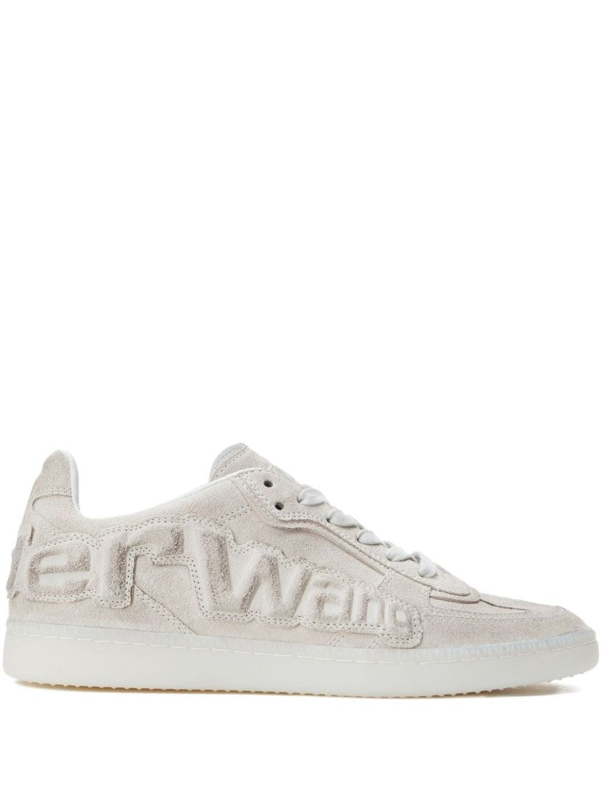 Alexander Wang Low-Top Vitello Sneakers With Textured Finish