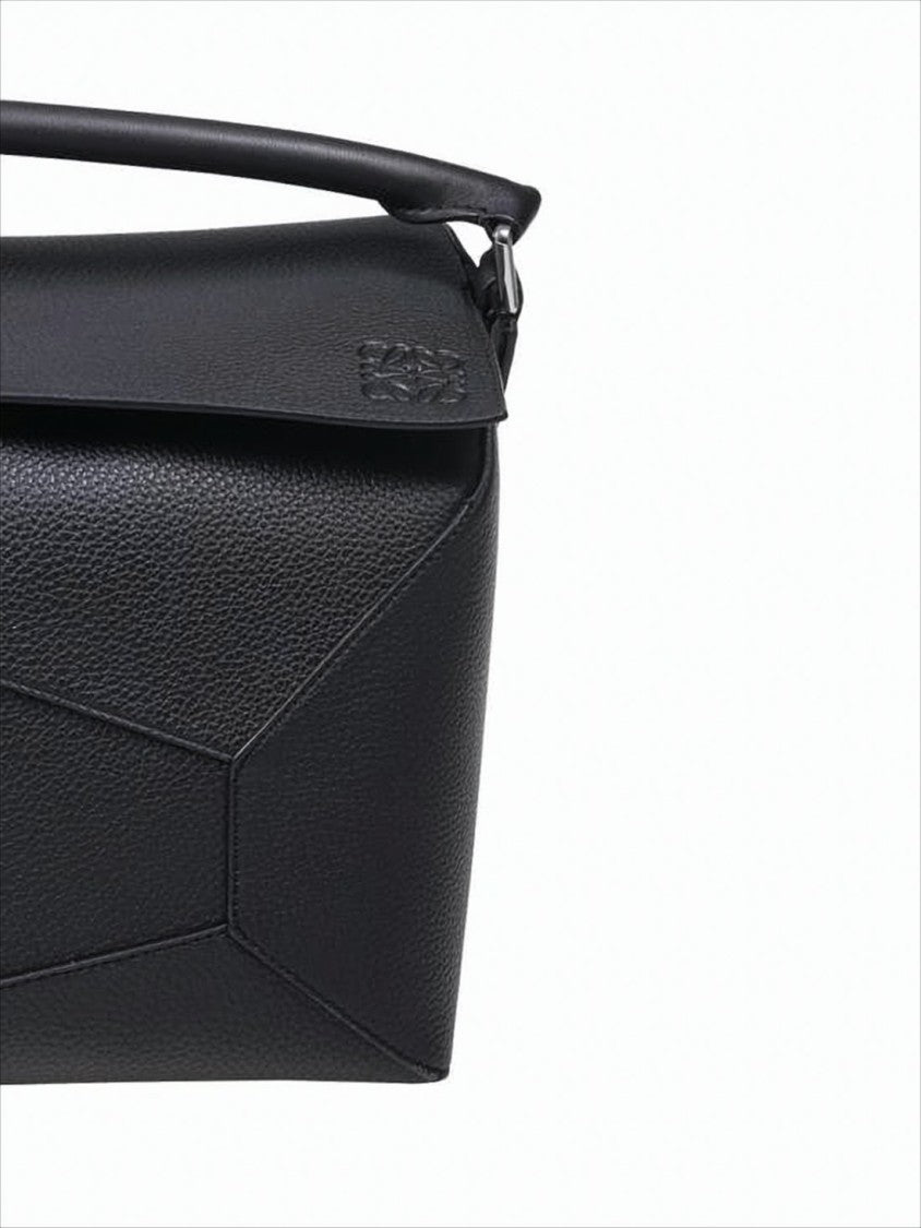 Loewe Structured Calf Leather Shoulder Bag