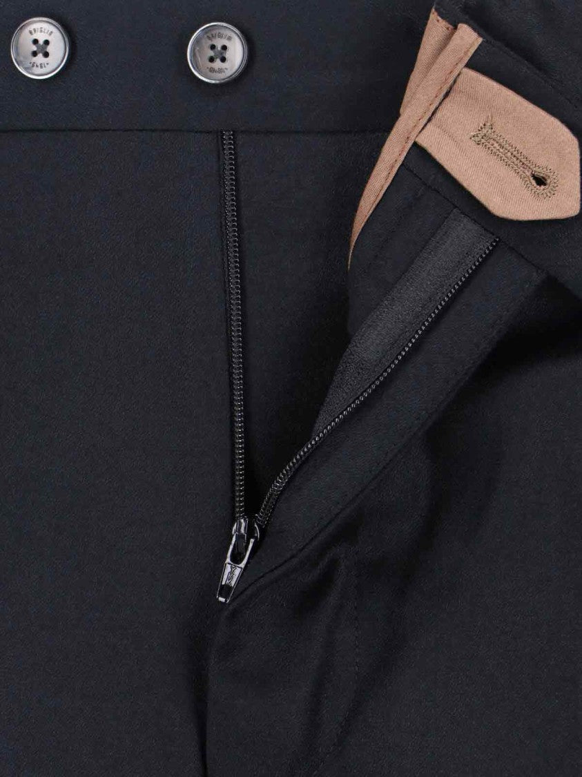 Briglia Tailored Black Trousers With Classic Fit And Minimalist Design