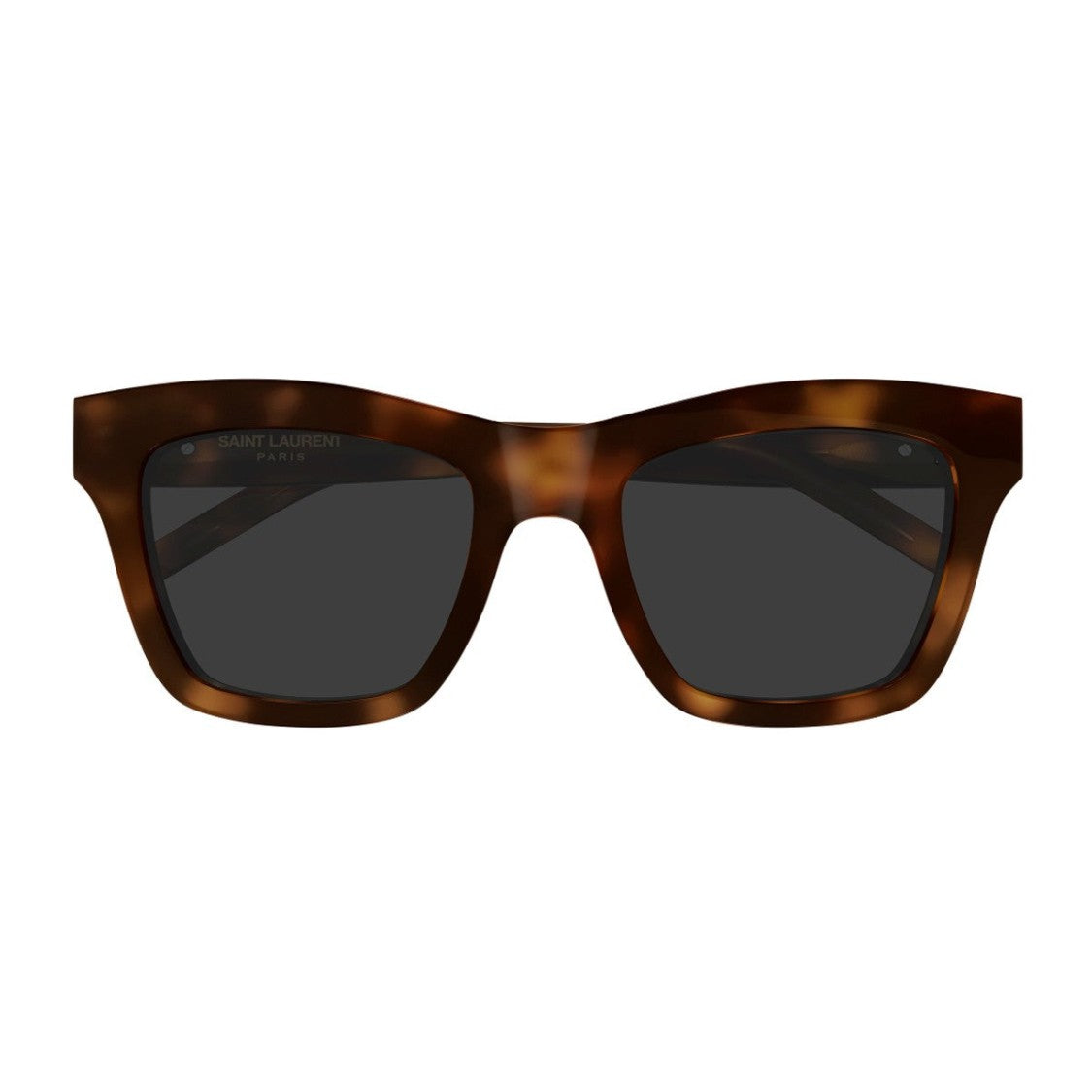Saint Laurent Havana Linea Monogram Recycled Acetate Cat-Eye Sunglasses