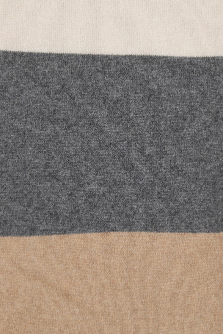 Semi Couture Linnet Scarf With Striped Pattern In Multicolor Almond