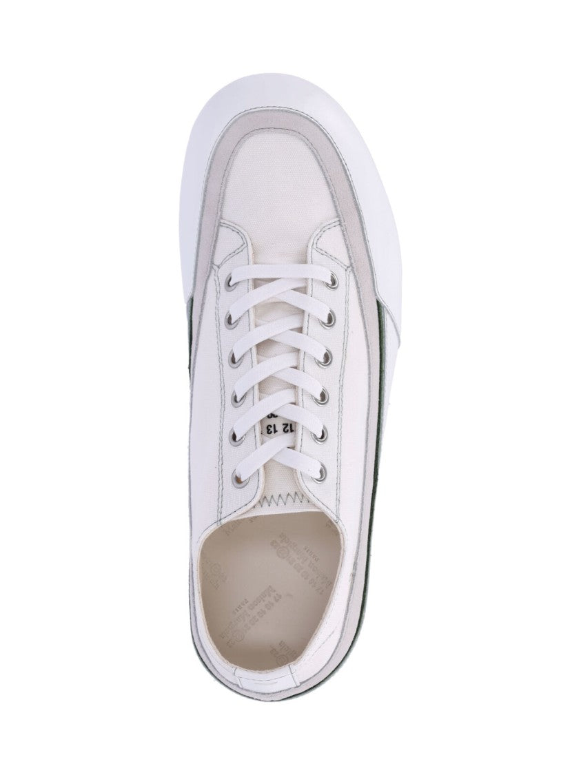 Maison Margiela White Cotton Traveler Sneakers