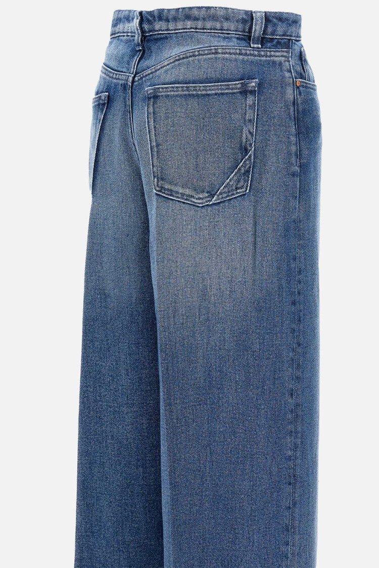 3X1 Wide-Leg Denim Jeans With Classic Five-Pocket Design