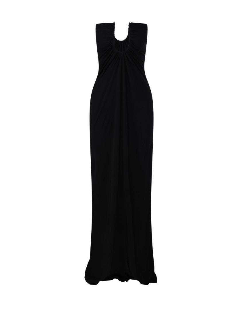 Christopher Esber Arced Palm Strapless Dress