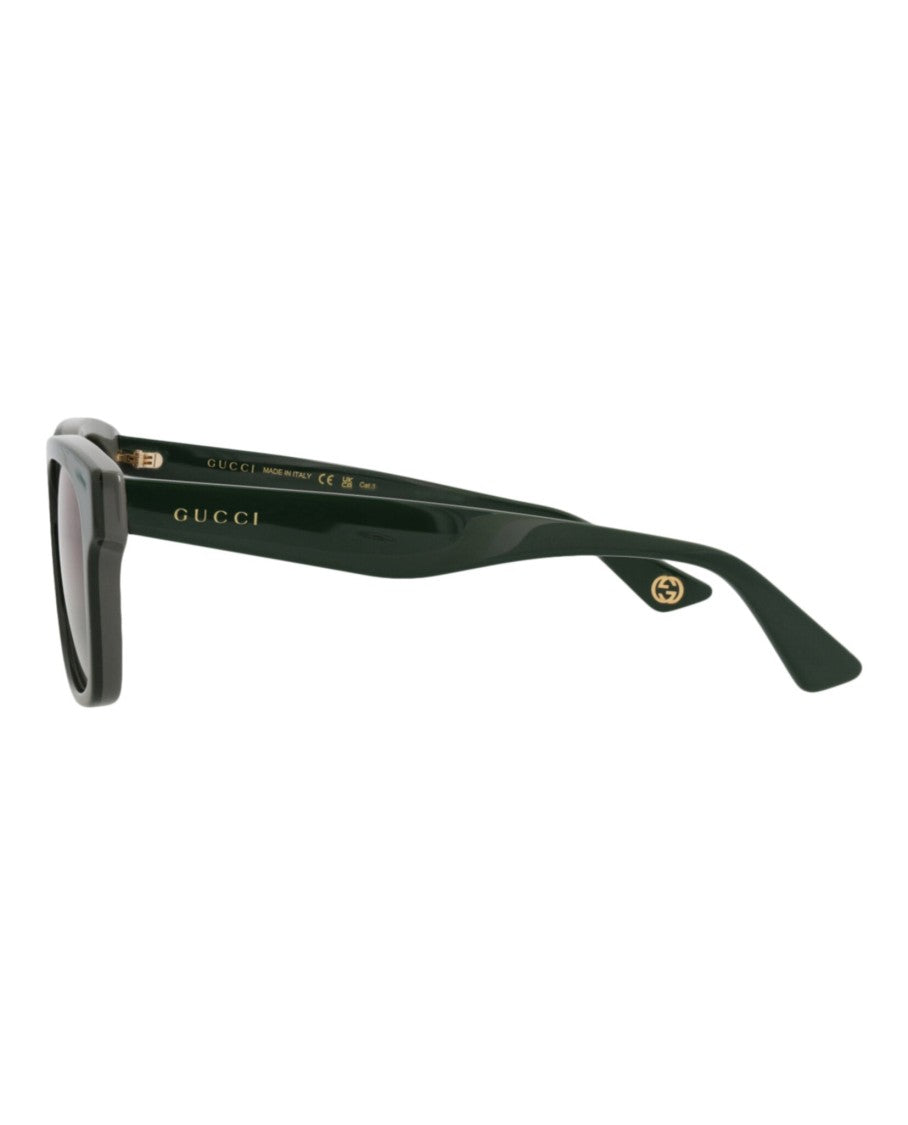 Gucci Square-Frame Recycled Acetate Sunglasses