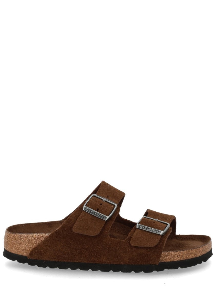 Birkenstock Brown Arizona Suede Leather Sandals