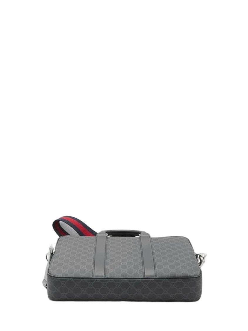 Gucci Canvas Tote Bag With Monogram Pattern