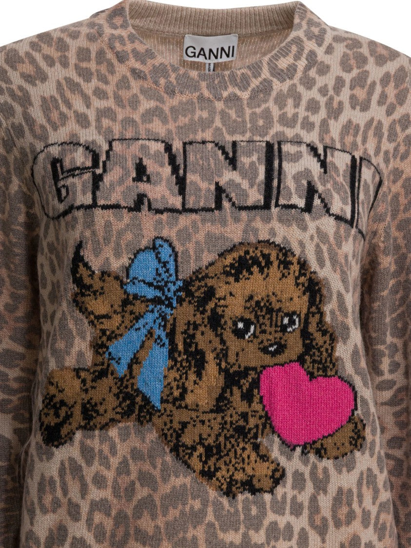 Ganni "Puppy" Wool Sweater