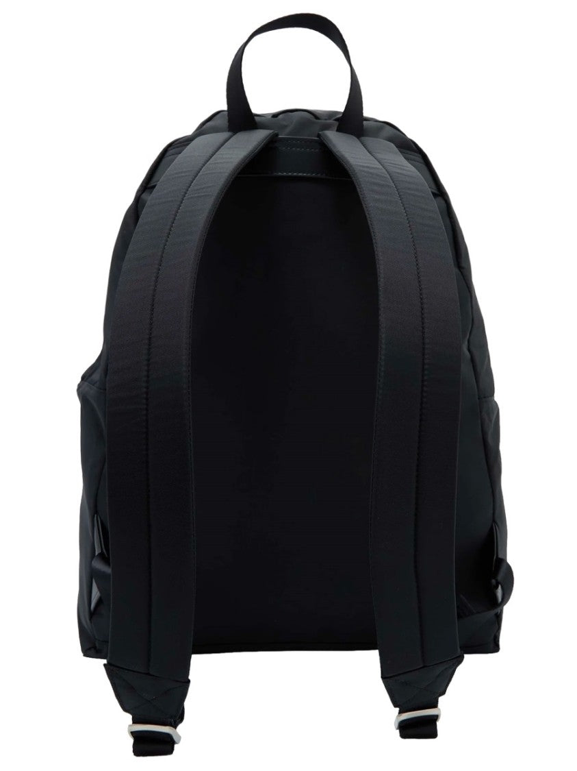 A.P.C. Black Double Zipper Polyamide Backpack