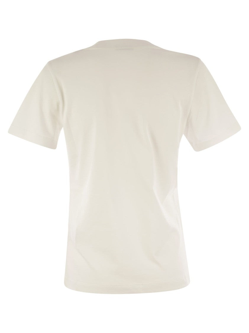 Moncler Crystal-Embellished Cotton Jersey T-Shirt