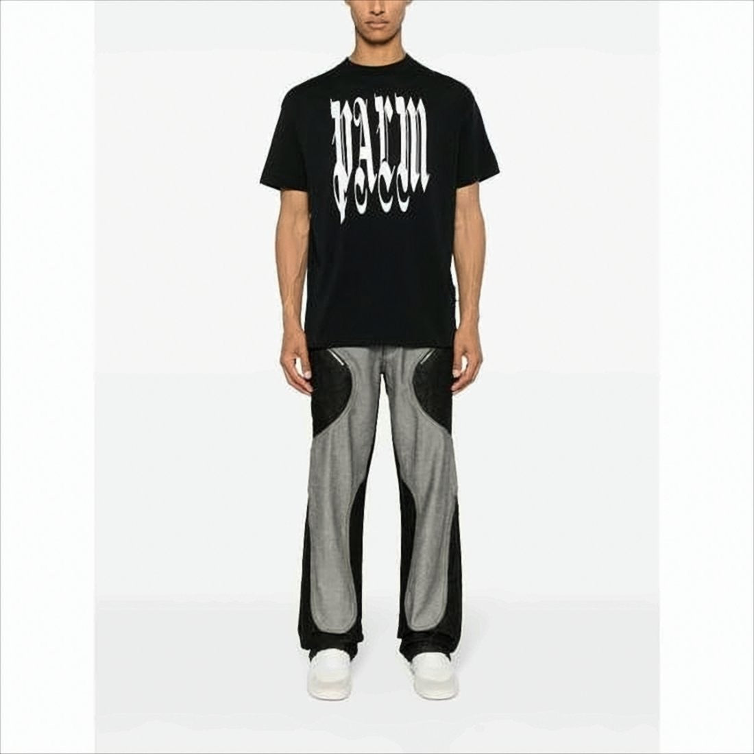 Palm Angels Relaxed Fit Graphic Print  T-Shirt