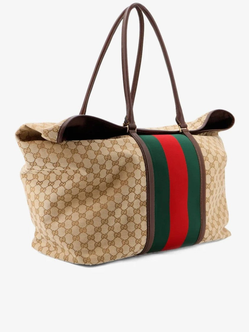 Gucci Beige Tote Orig.Gg Monogram Bag