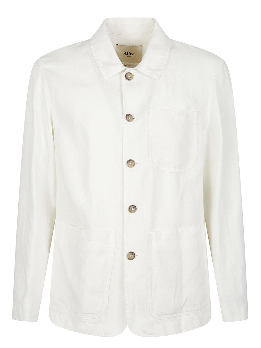 Altea Constantin Patch Pockets Linen Jacket