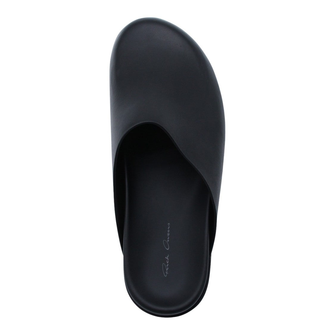 Rick Owens Black Sandals With Streamlined Silhouette