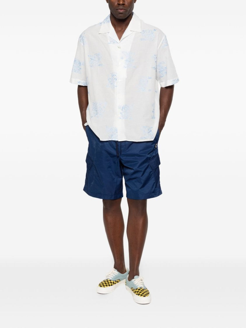 Kenzo Silk And Nylon Lightweight Summer Shorts