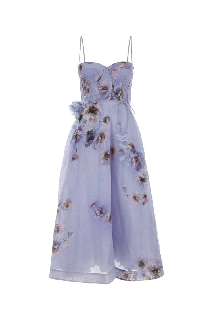 Zimmermann Printed Linen Blend Hypnotic Dress