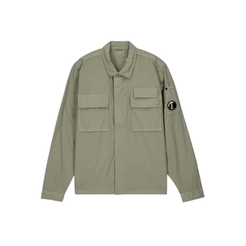 C.P. Company Structured Collar Long-Sleeve Shirt With Concealed Placket